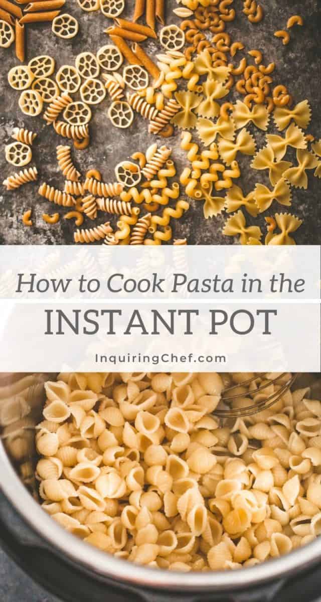 cook pasta in the instant pot