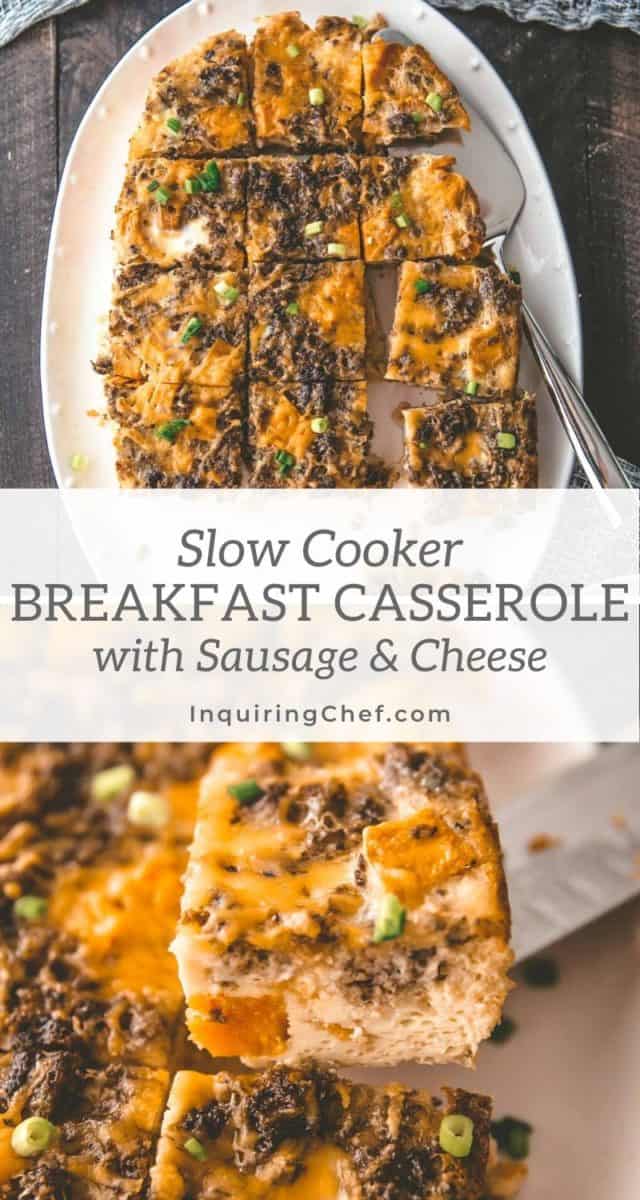 slow cooker breakfast casserole