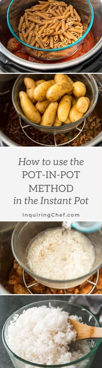 how to use the pot-in-pot method for the instant pot