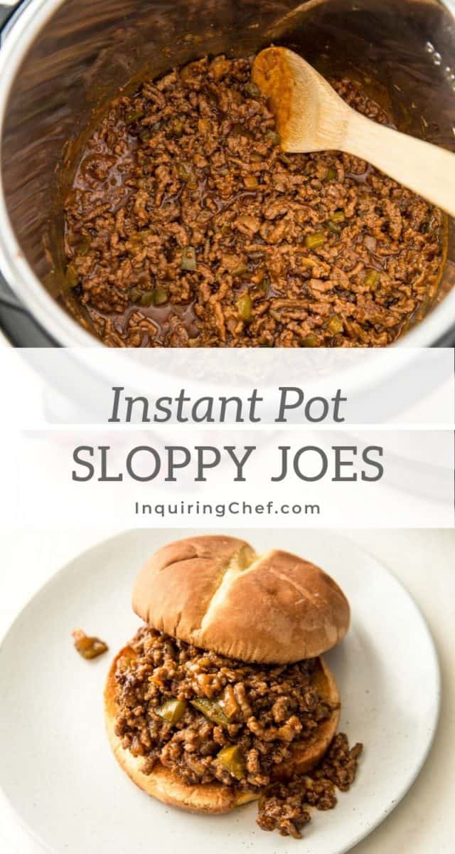Instant pot sloppy joes