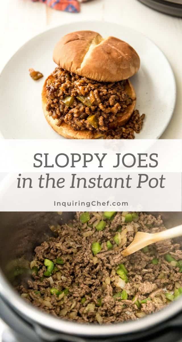 instant pot sloppy joes