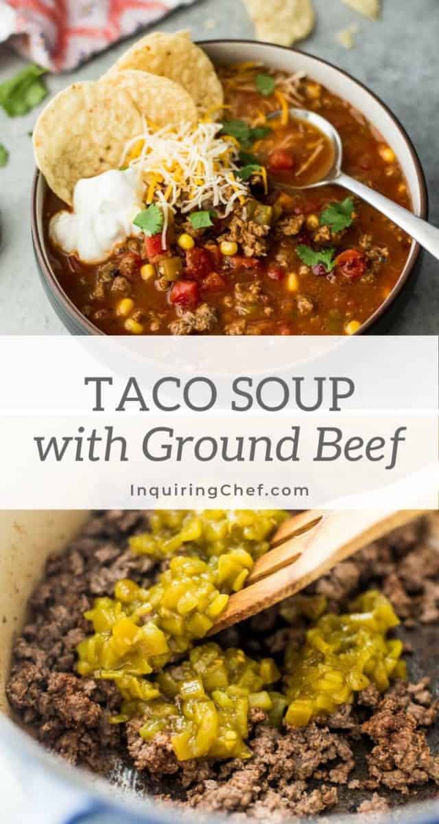 taco soup with ground beef