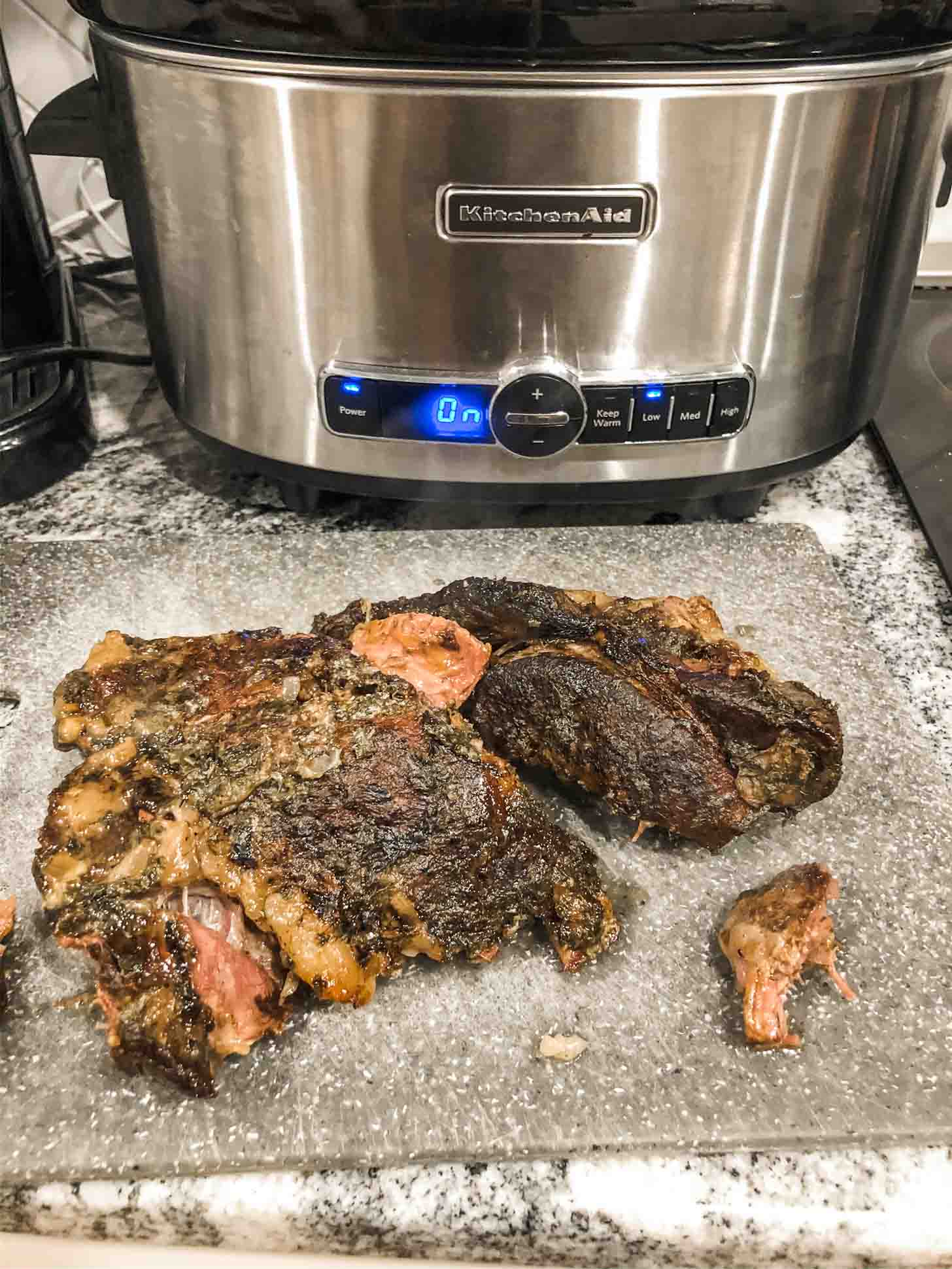 slow cooker with mississippi roast