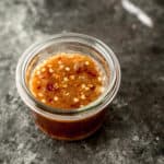 Simple Thai Dressing in a small glass jar