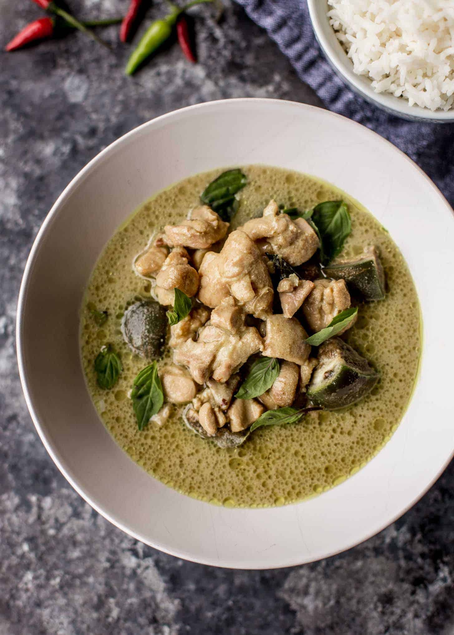 Thai Green Curry with Chicken | Inquiring Chef