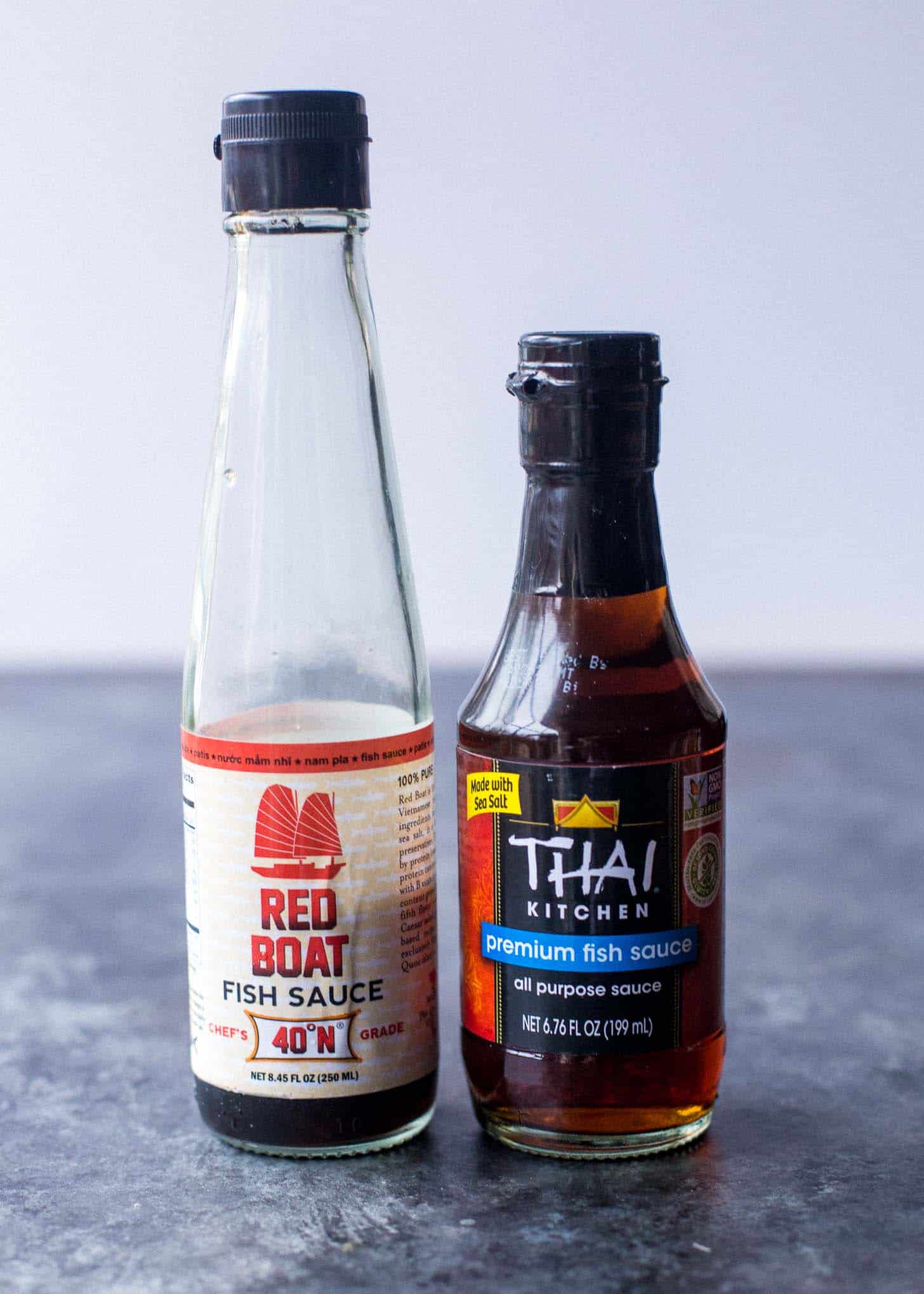 2 bottles of fish sauce for Thai dishes
