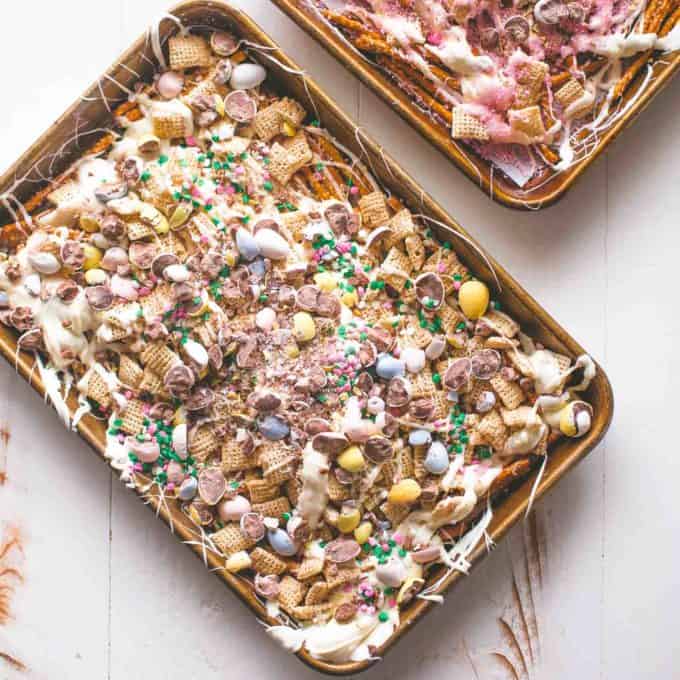 Easter Egg Crunch Bark