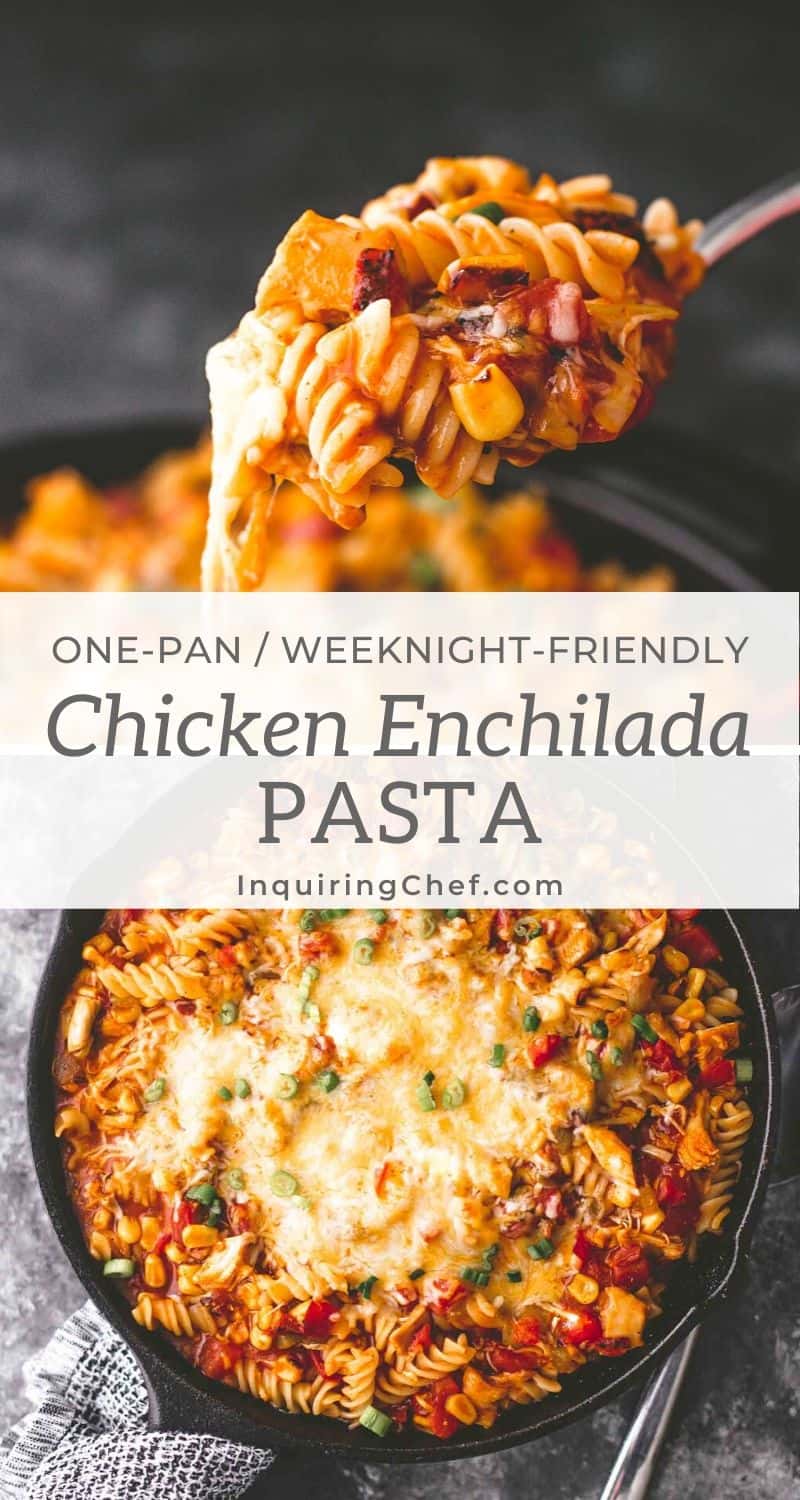 chicken enchilada pasta