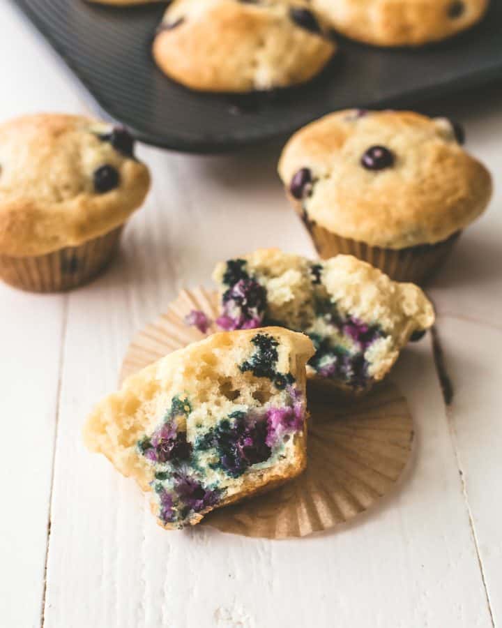 Blueberry Yogurt Muffins