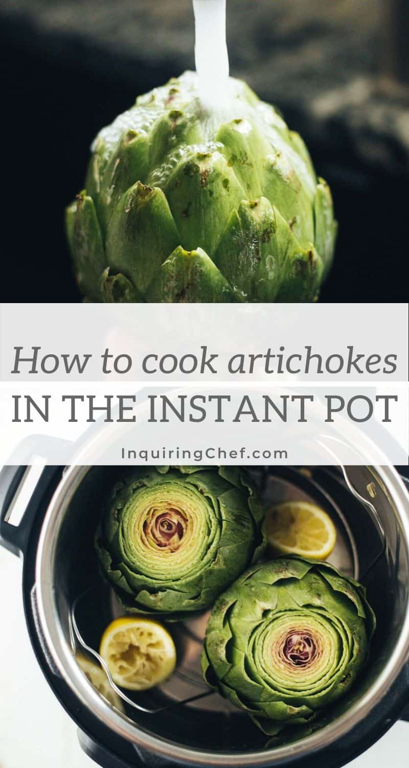 Instant Pot Steamed Artichokes