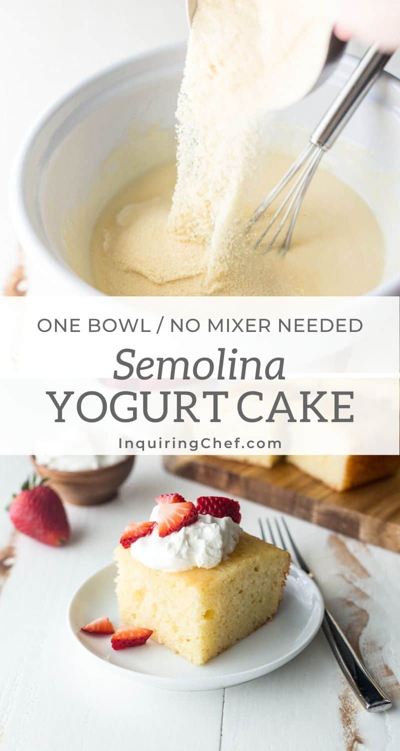 Semolina Yogurt Cake