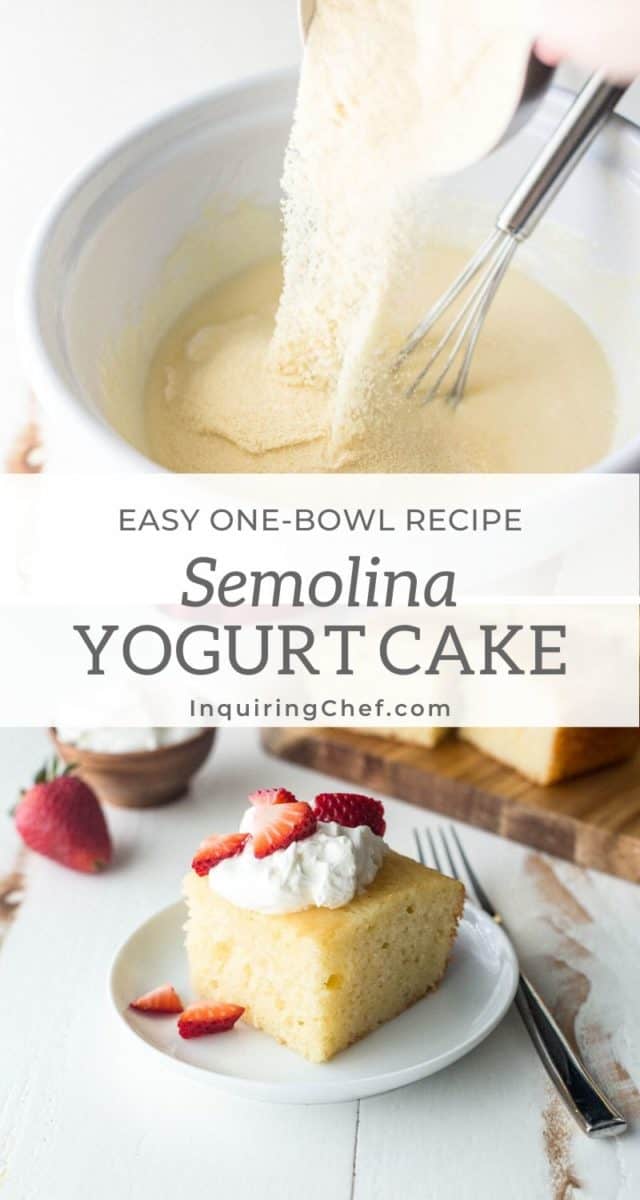 Semolina Yogurt Cake Inquiring Chef