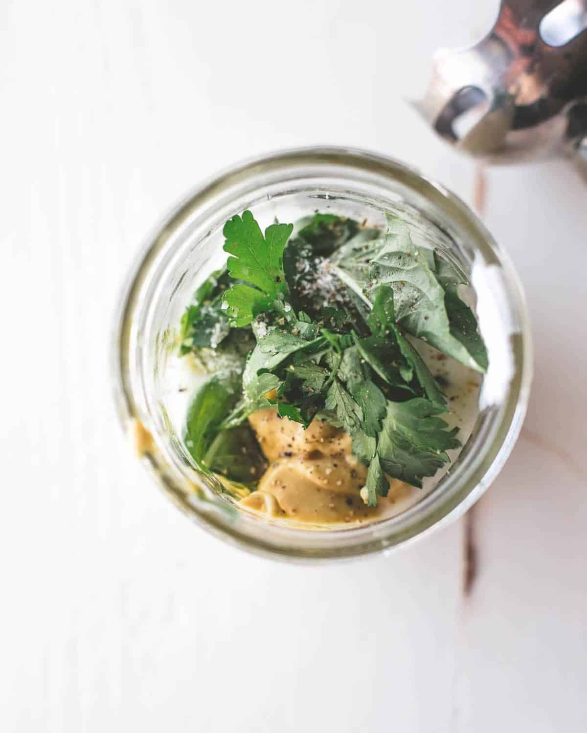 Creamy Herb Yogurt Salad Dressing