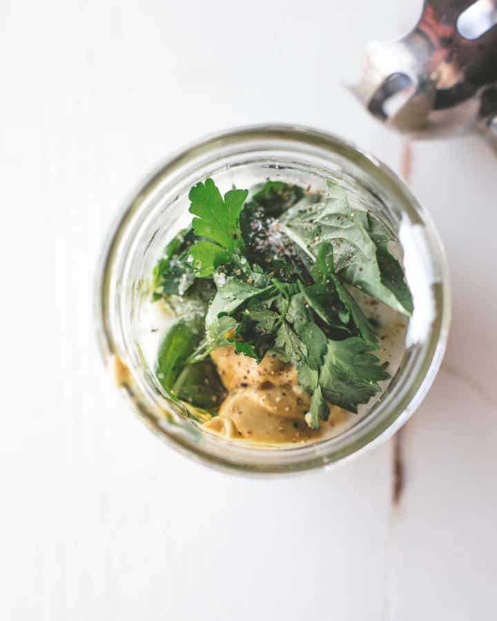 Creamy Herb Yogurt Salad Dressing