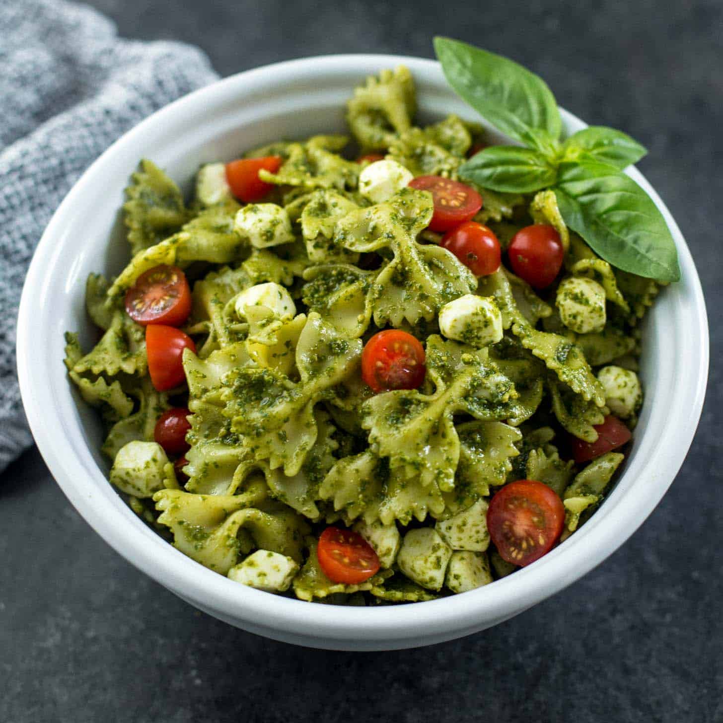 Pesto Pasta Salad Inquiring Chef