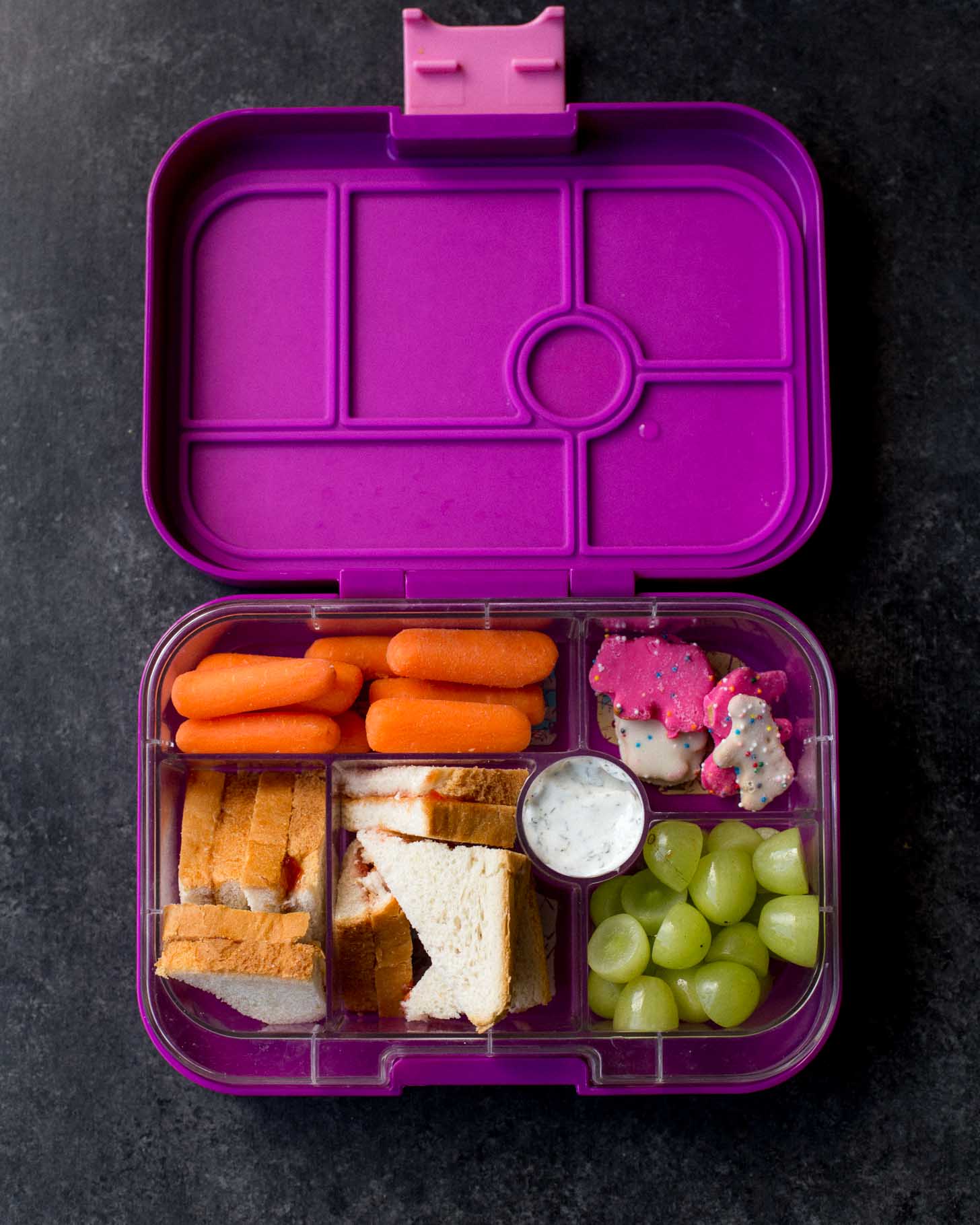 Yumbox Classic packed with Classic Lunch