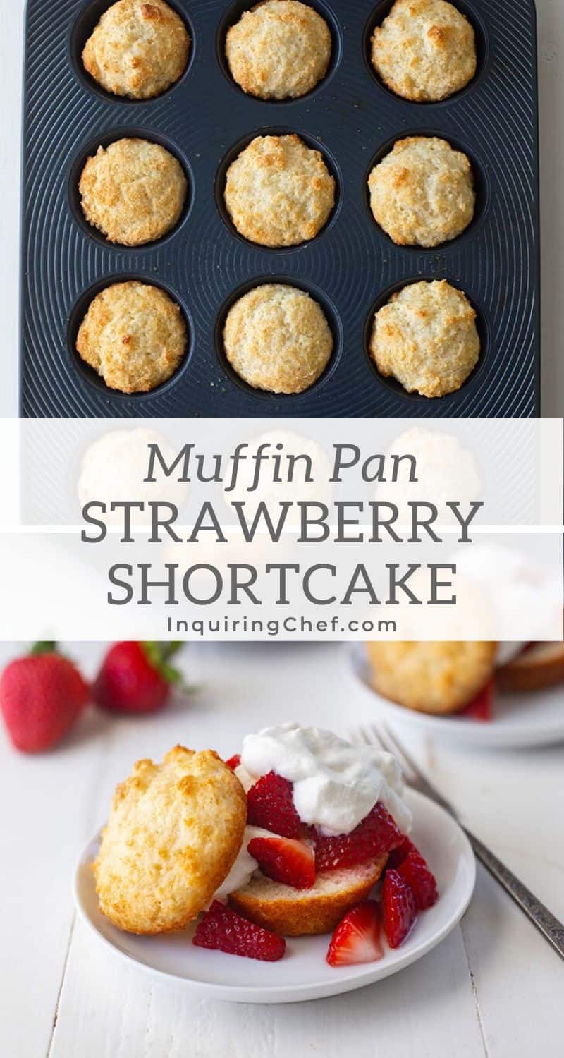 Muffin Pan Strawberry Shortcake
