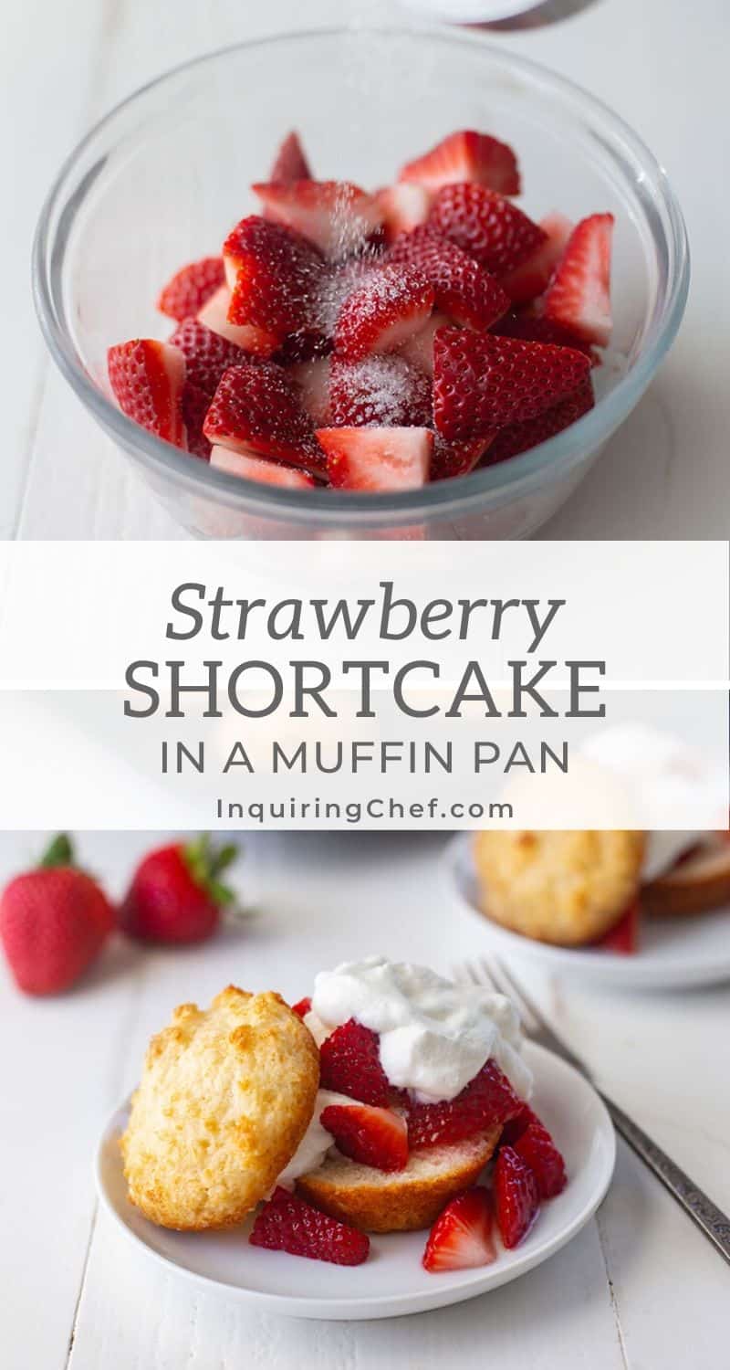 muffin pan strawberry shortcake