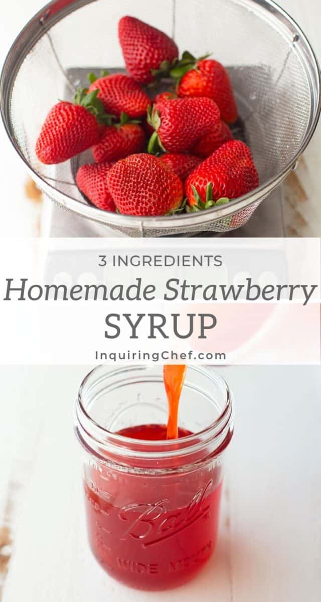 homemade strawberry syrup