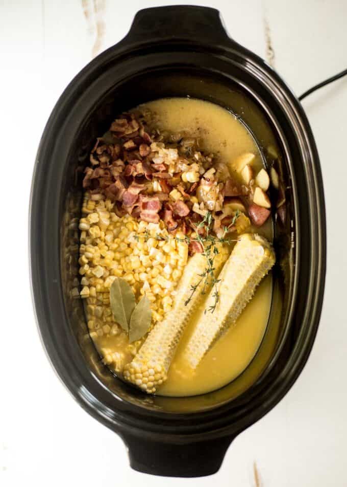 all ingredients in a slow cooker