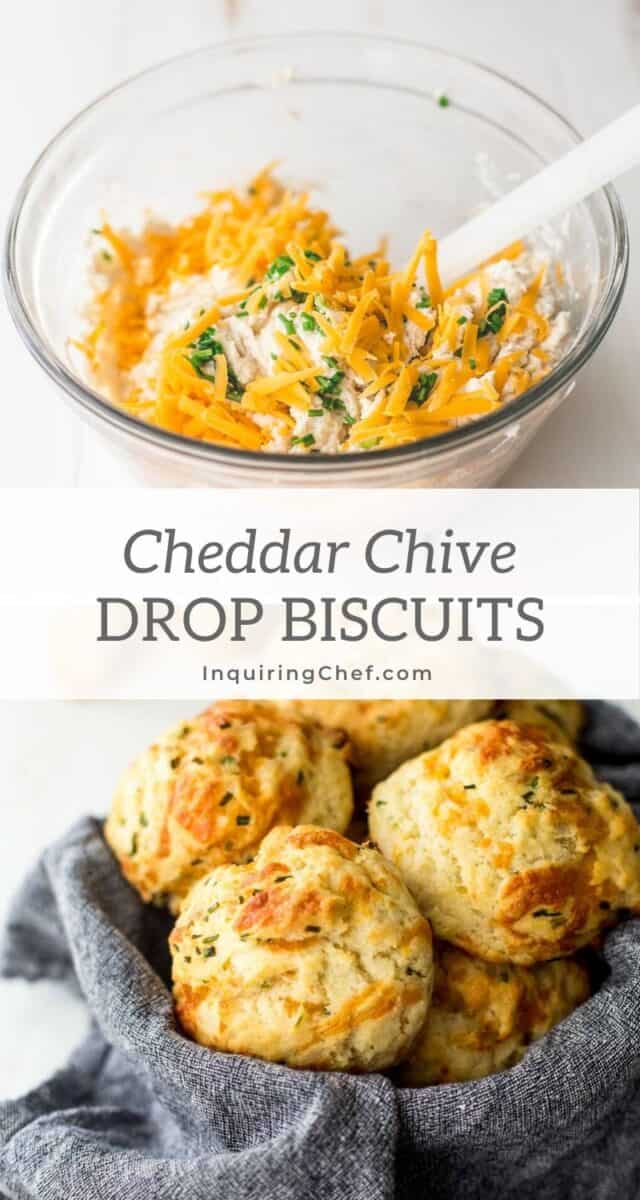 cheddar chive drop biscuits