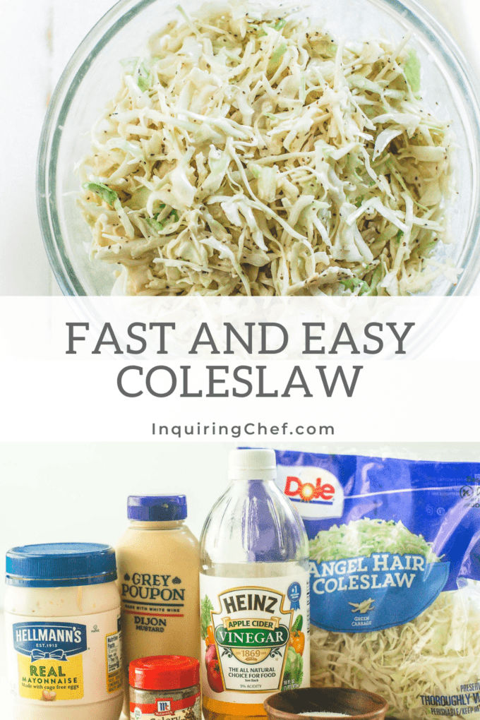 creamy and tangy coleslaw