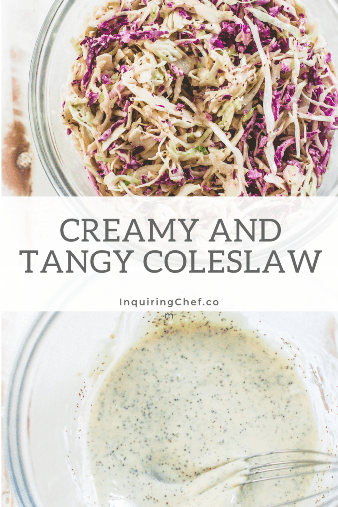 creamy and tangy coleslaw