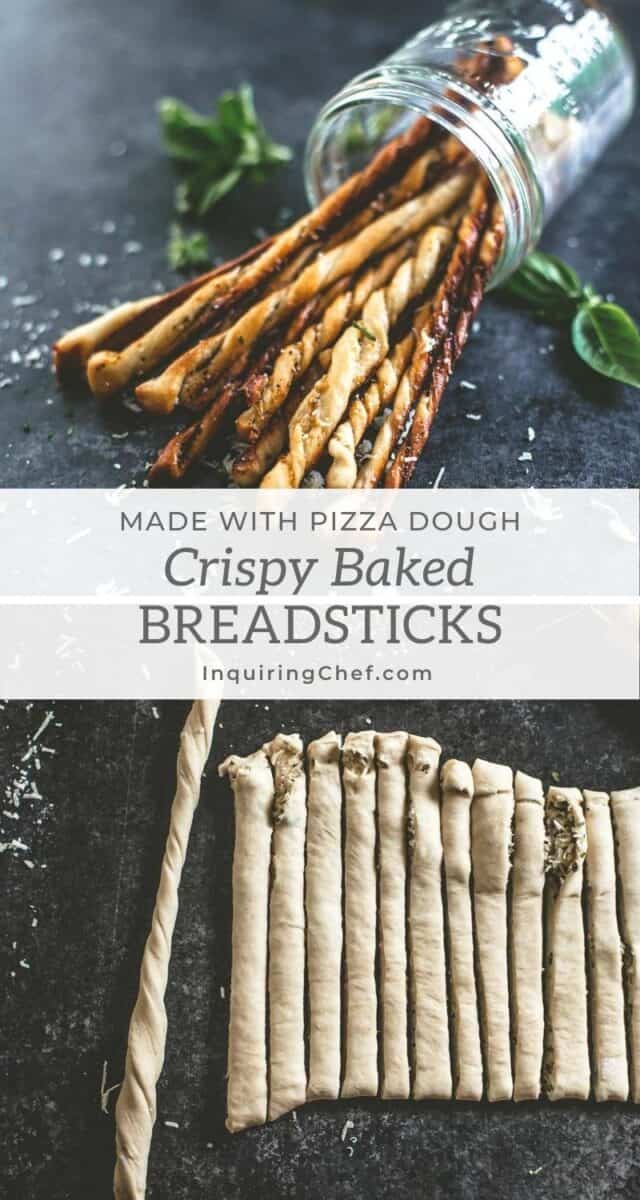 crispy baked breadsticks