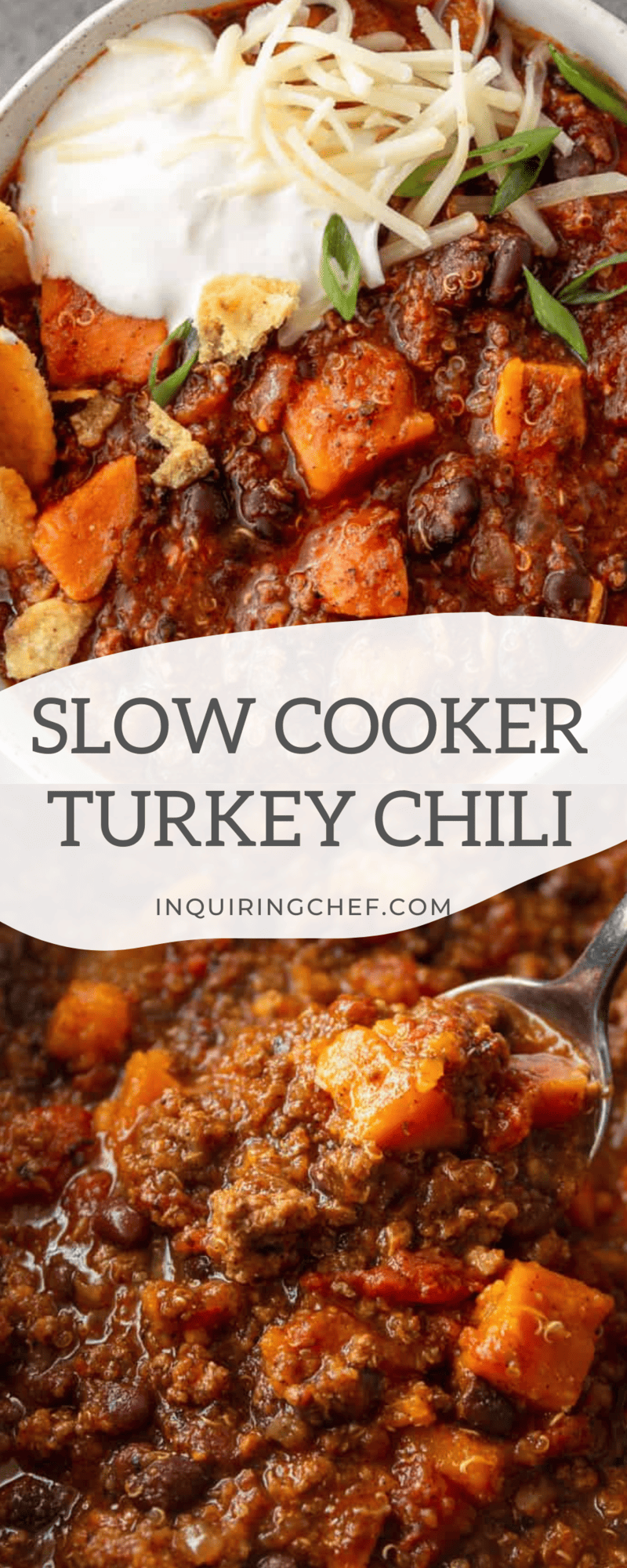 slow cooker turkey chili