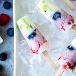 fruit popsicles in an ice chest