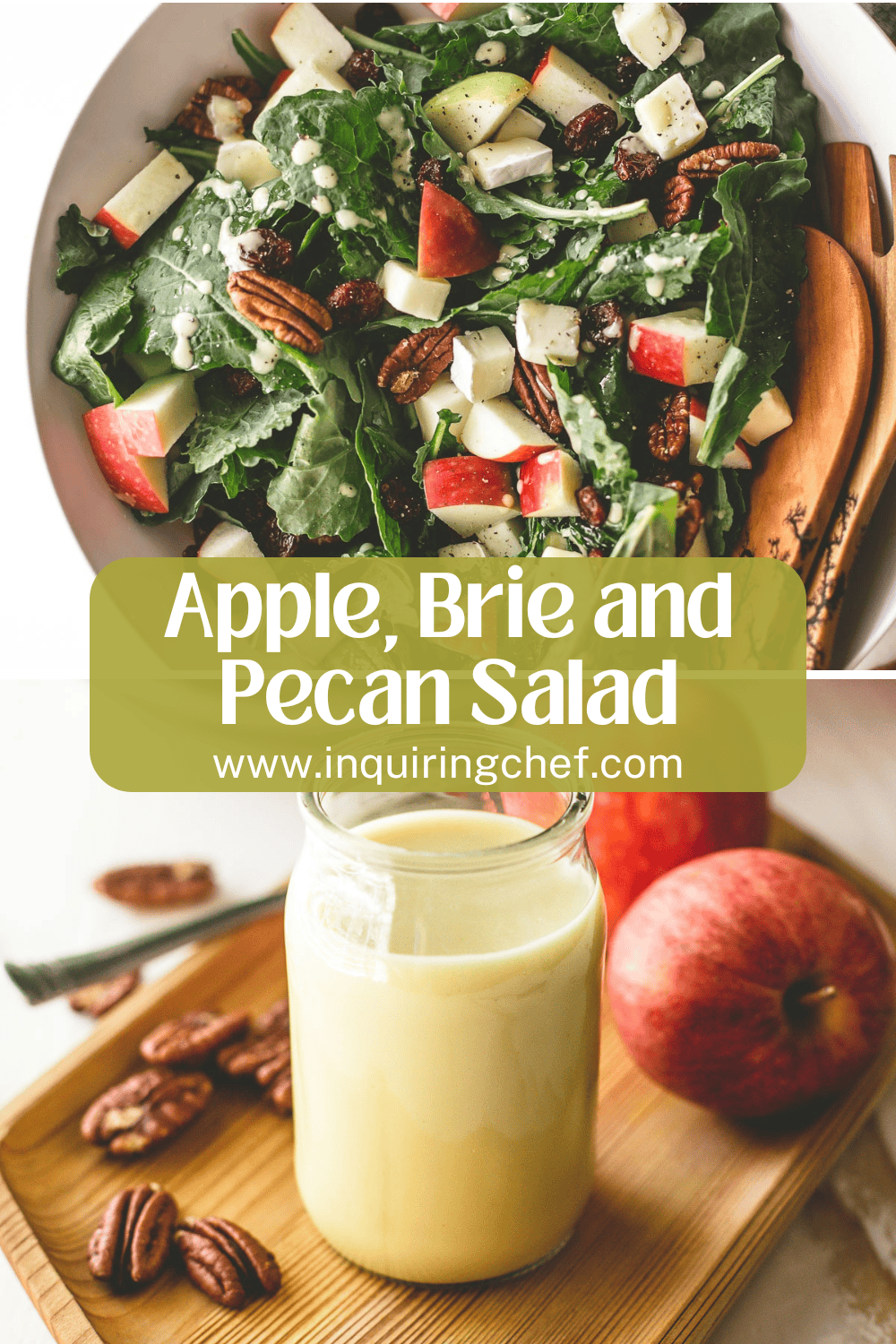 apple, brie, and pecan salad