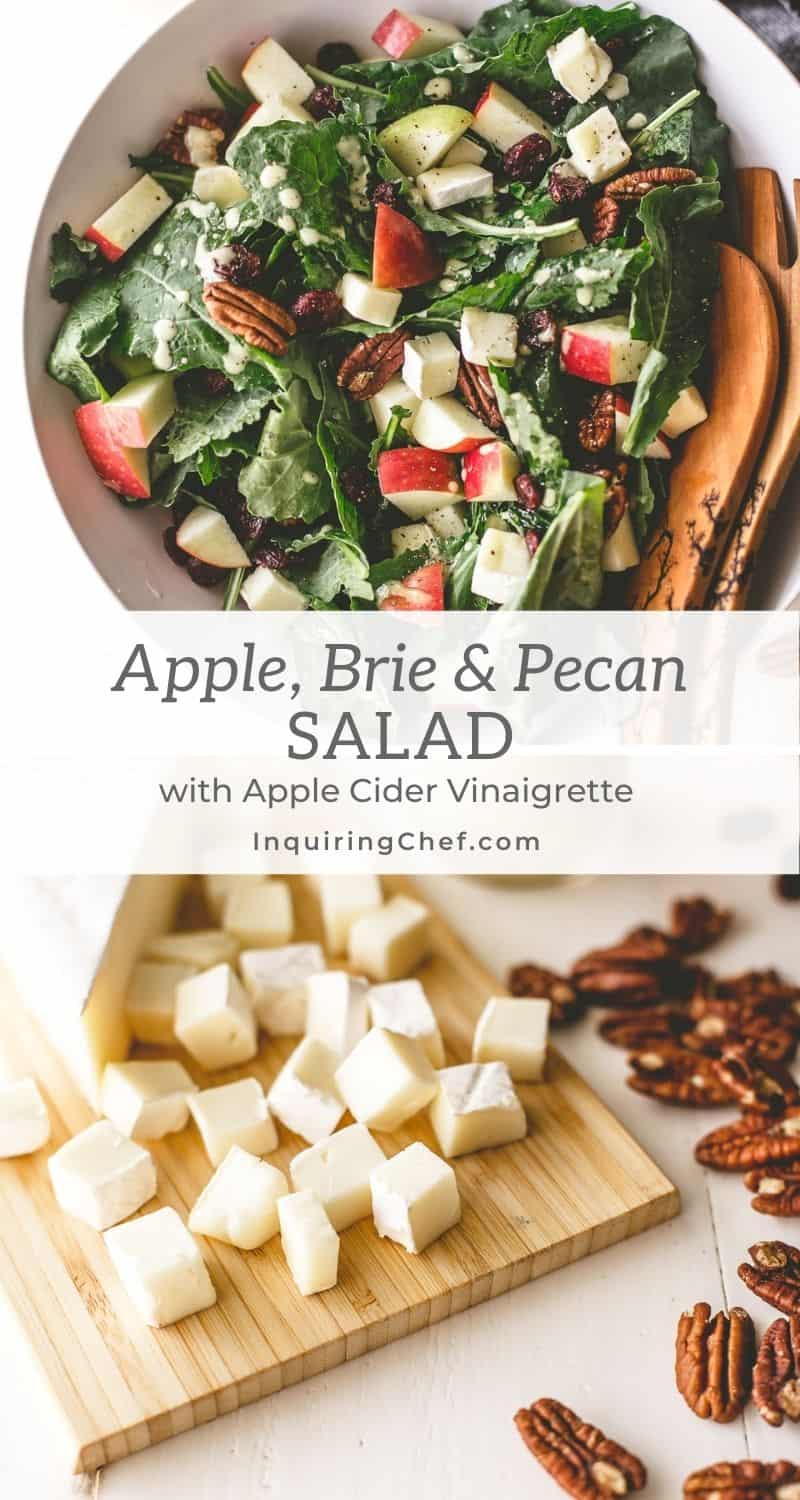 apple, brie and pecan salad