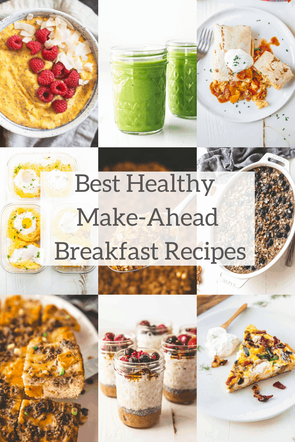 Best Healthy Make-Ahead Breakfast Recipes | Inquiring Chef