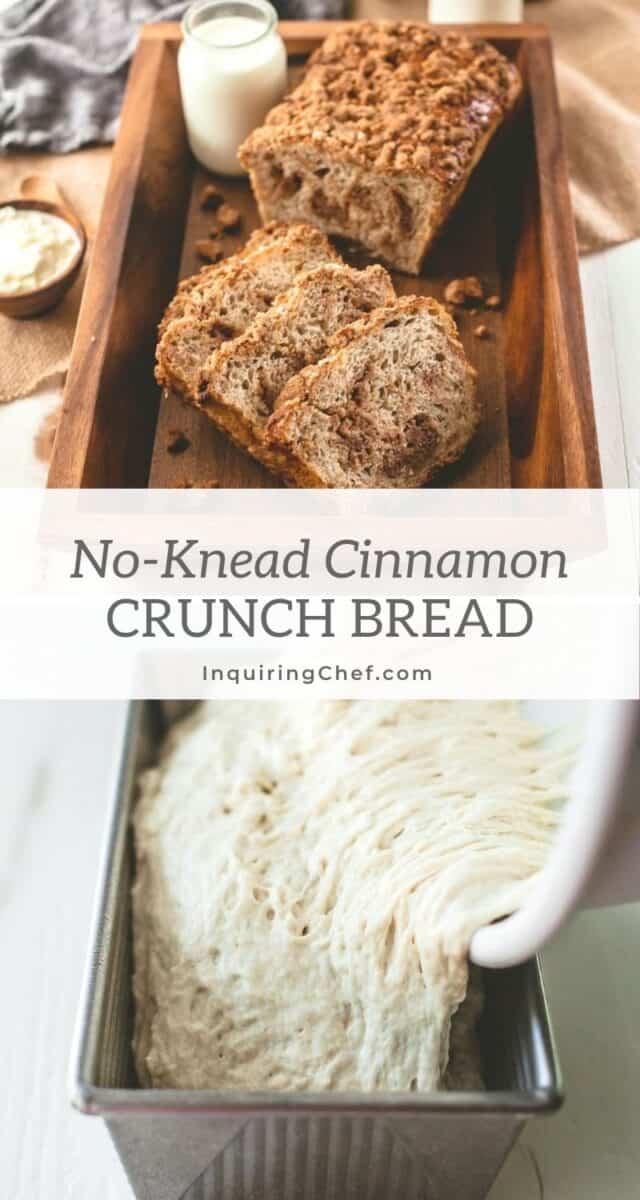 no knead cinnamon crunch bread
