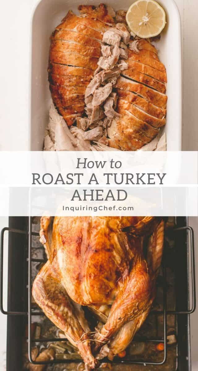how to roast a turkey ahead