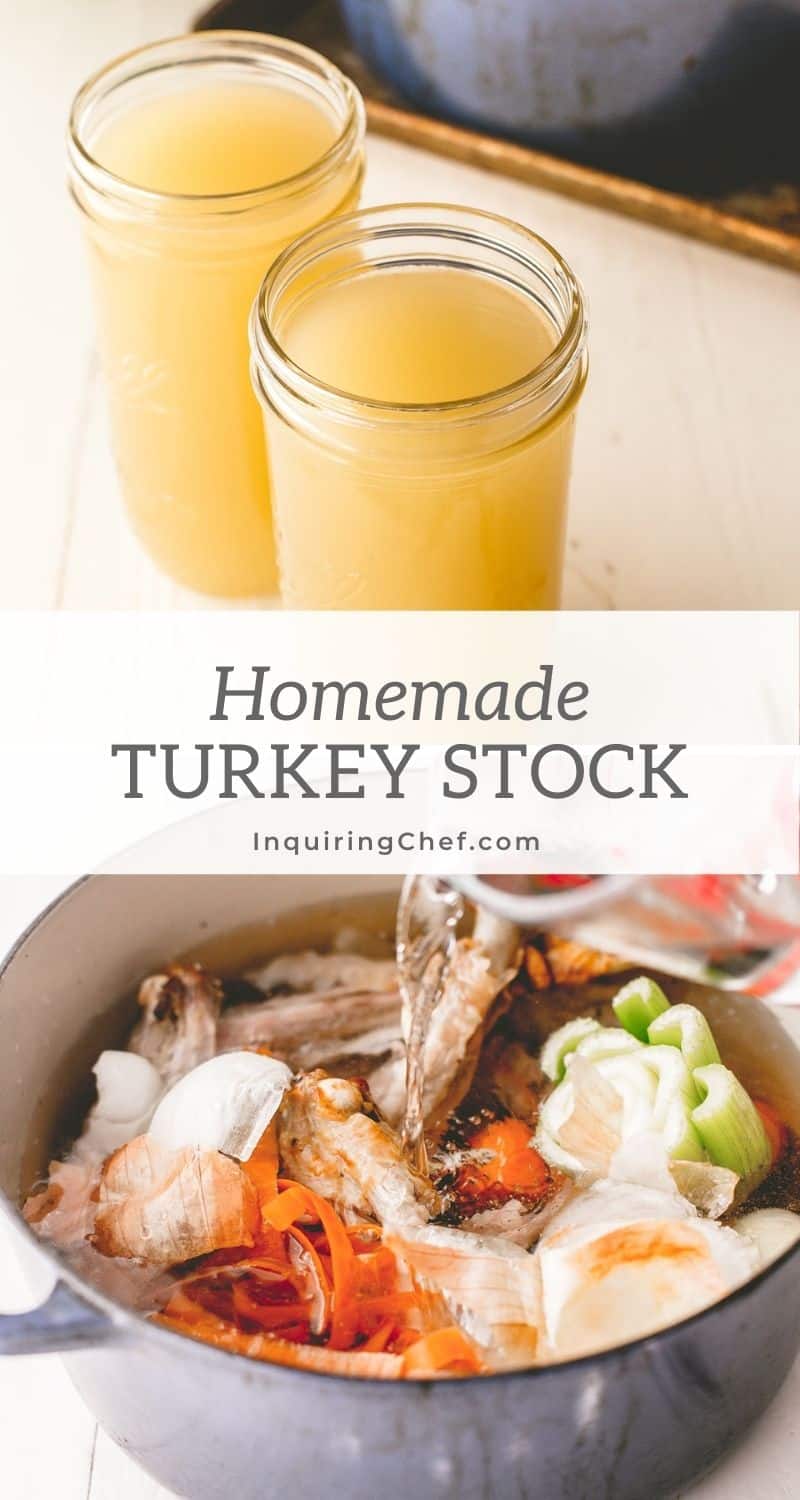 homemade turkey stock