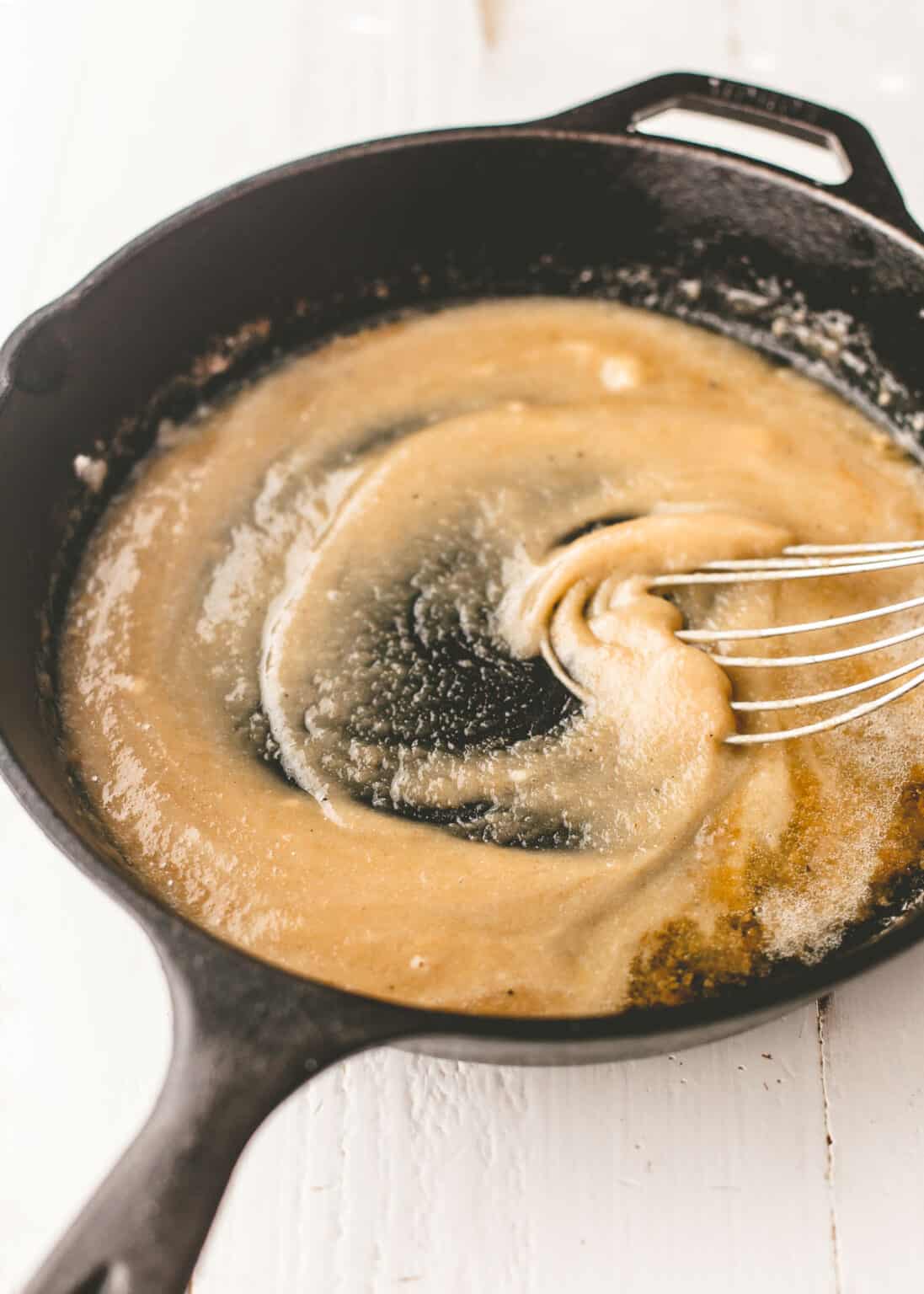 Turkey Gravy with White Wine and Sage