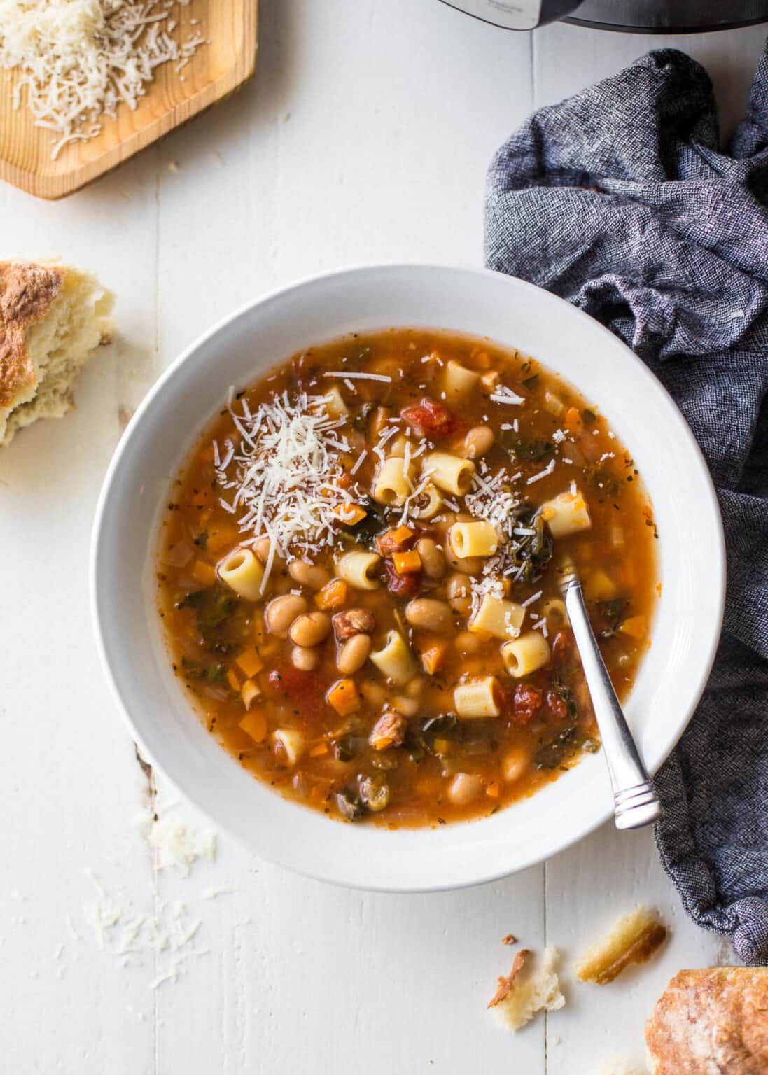 Instant Pot Pasta e Fagioli Soup Recipe