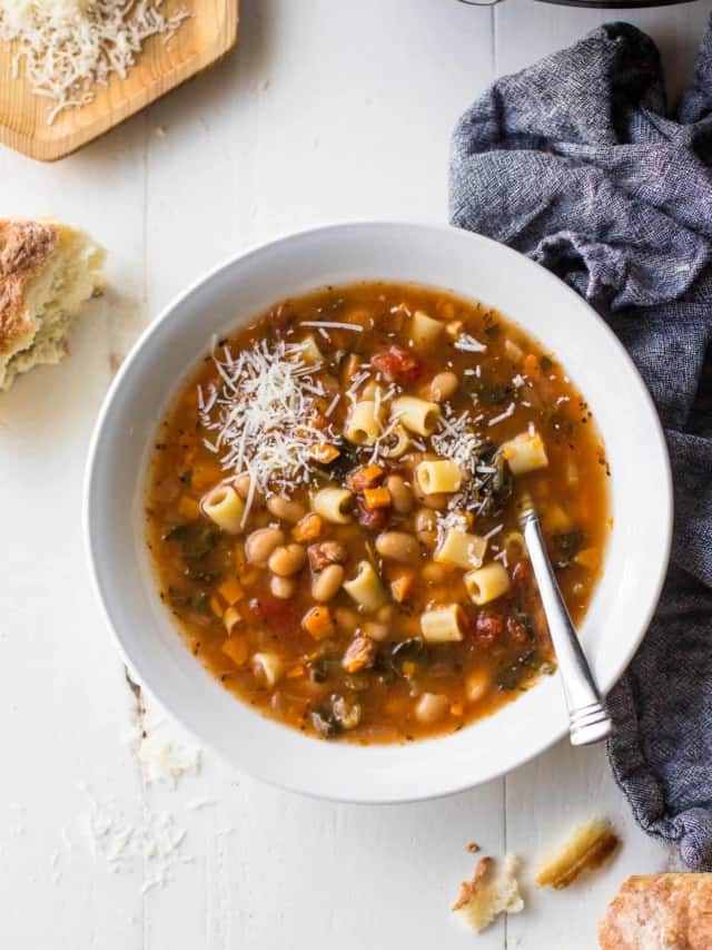 Easy Instant Pot Pasta e Fagioli (Italian Pasta Soup) - Inquiring Chef