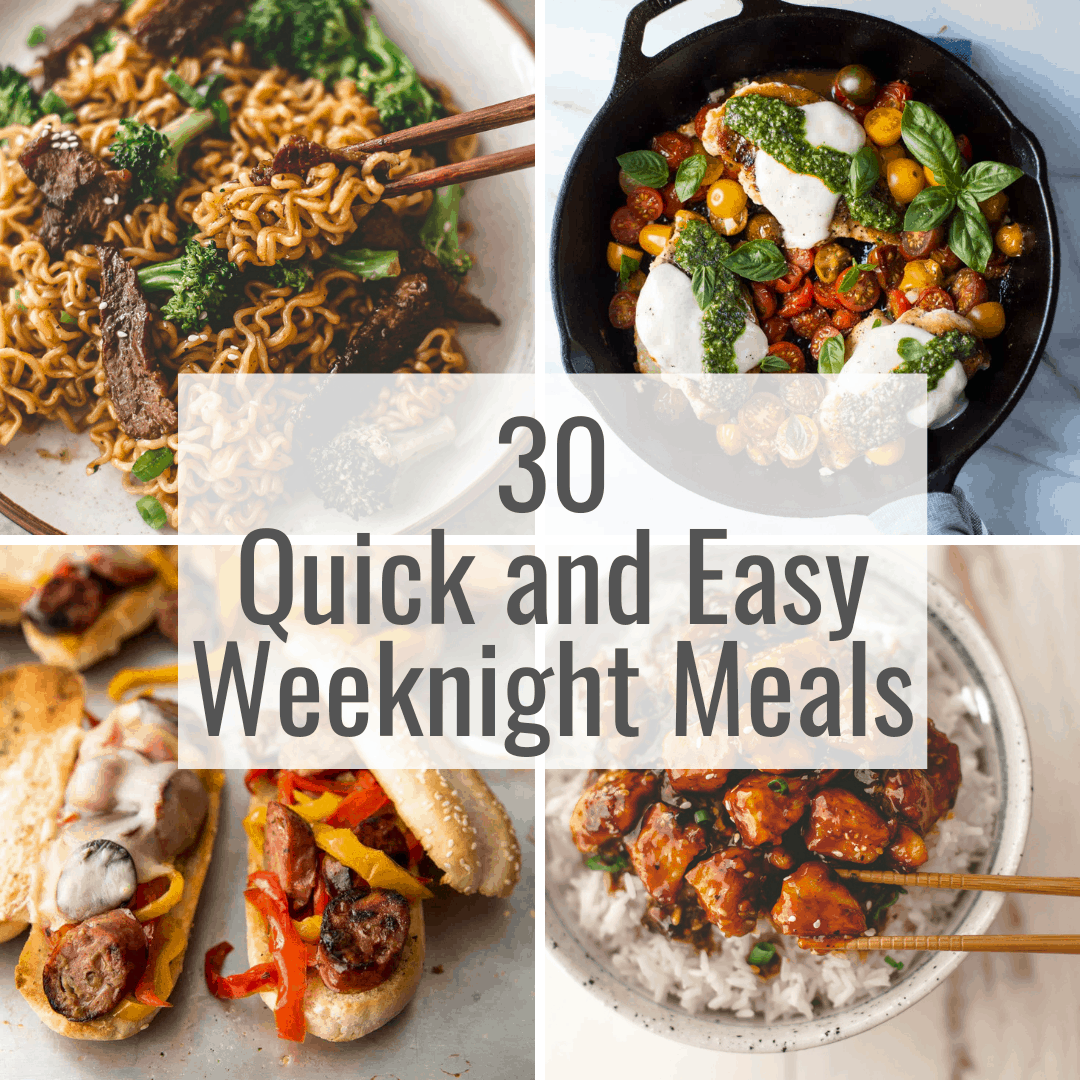 30 Quick and Easy Weeknight Meals | Inquiring Chef