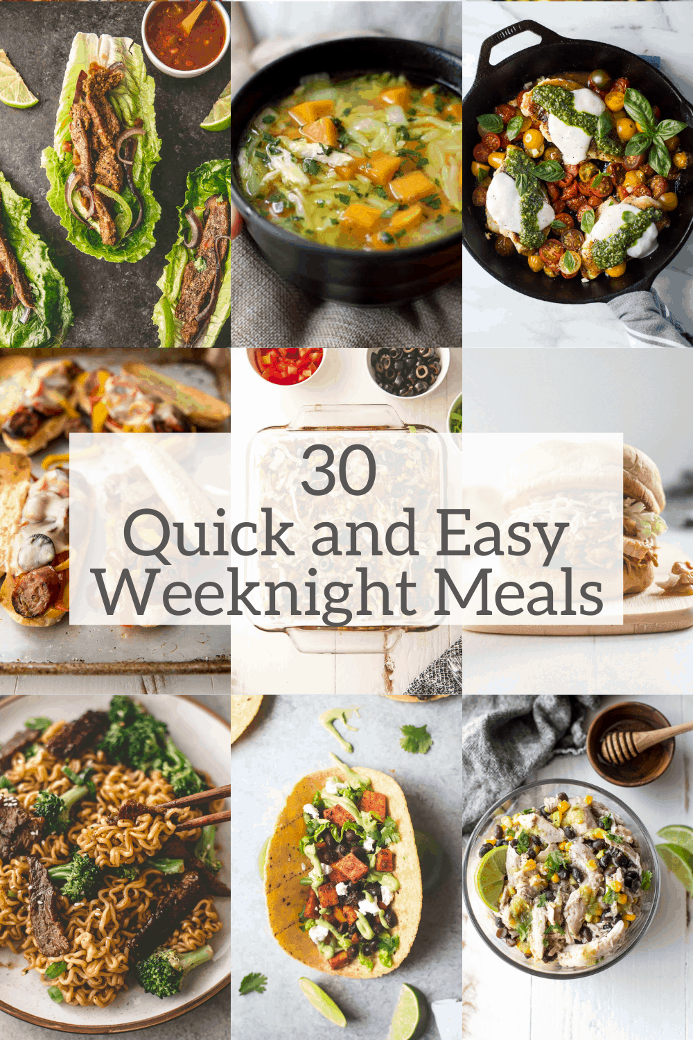 quick and easy weeknight meals