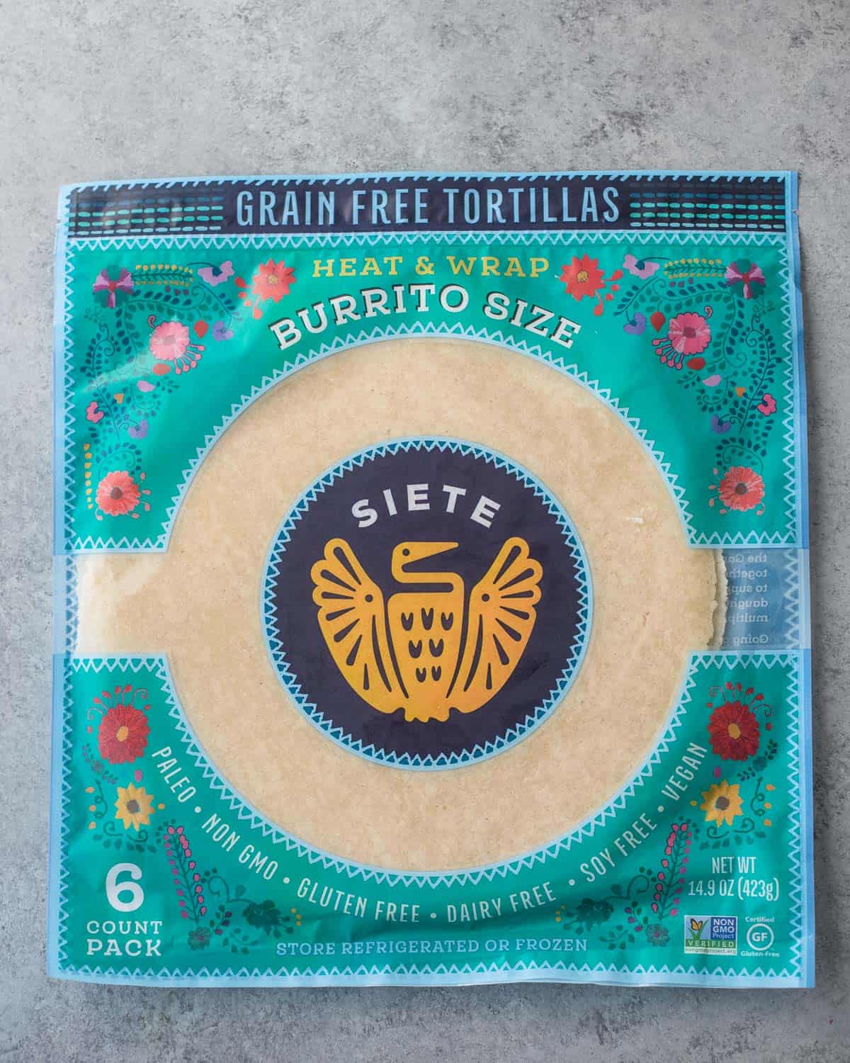 Siete Gluten Free Burrito Tortilla