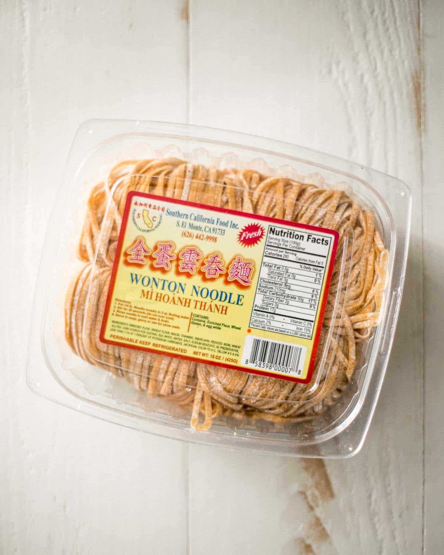 a package of chiang mai noodles