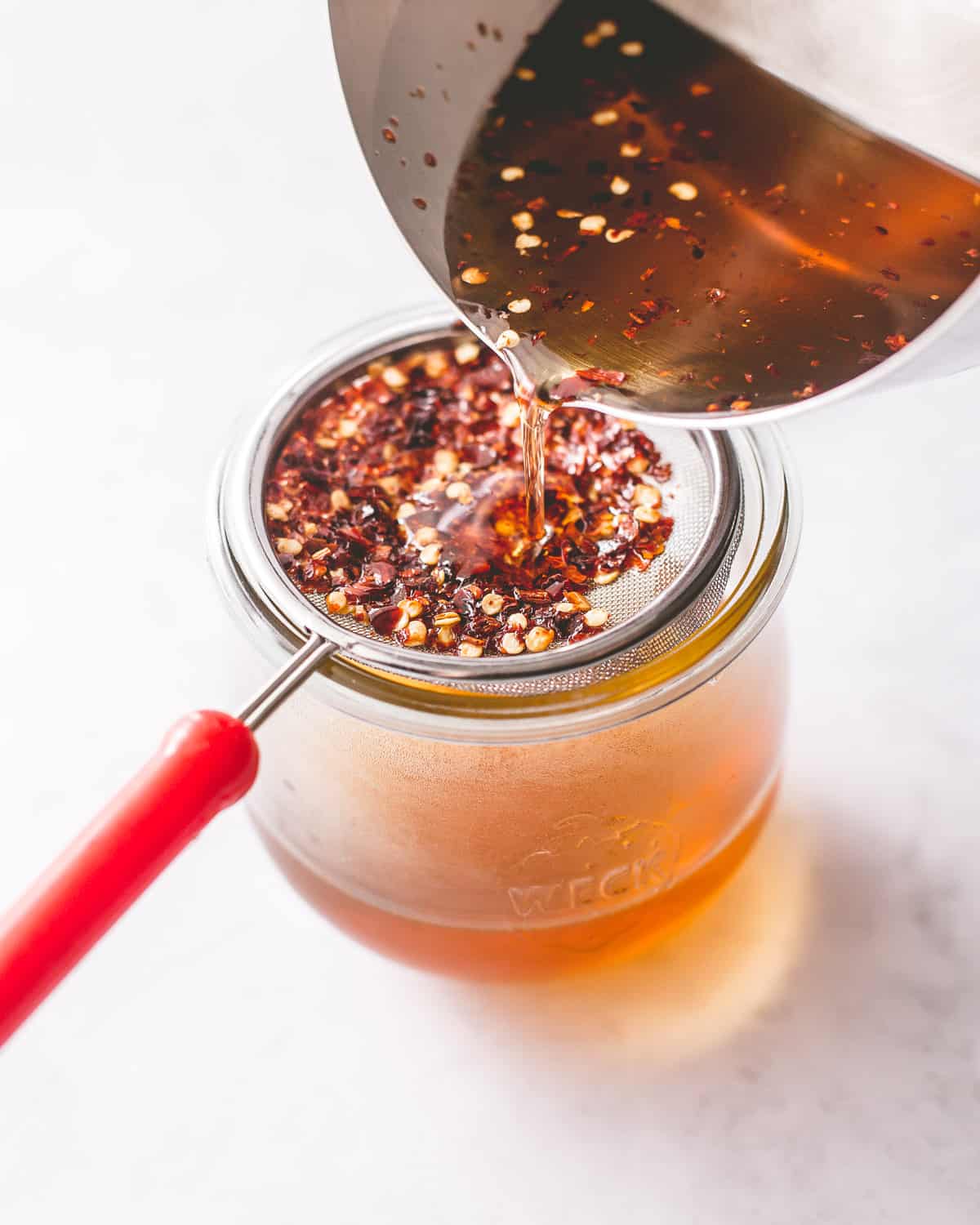 adding spices to honey