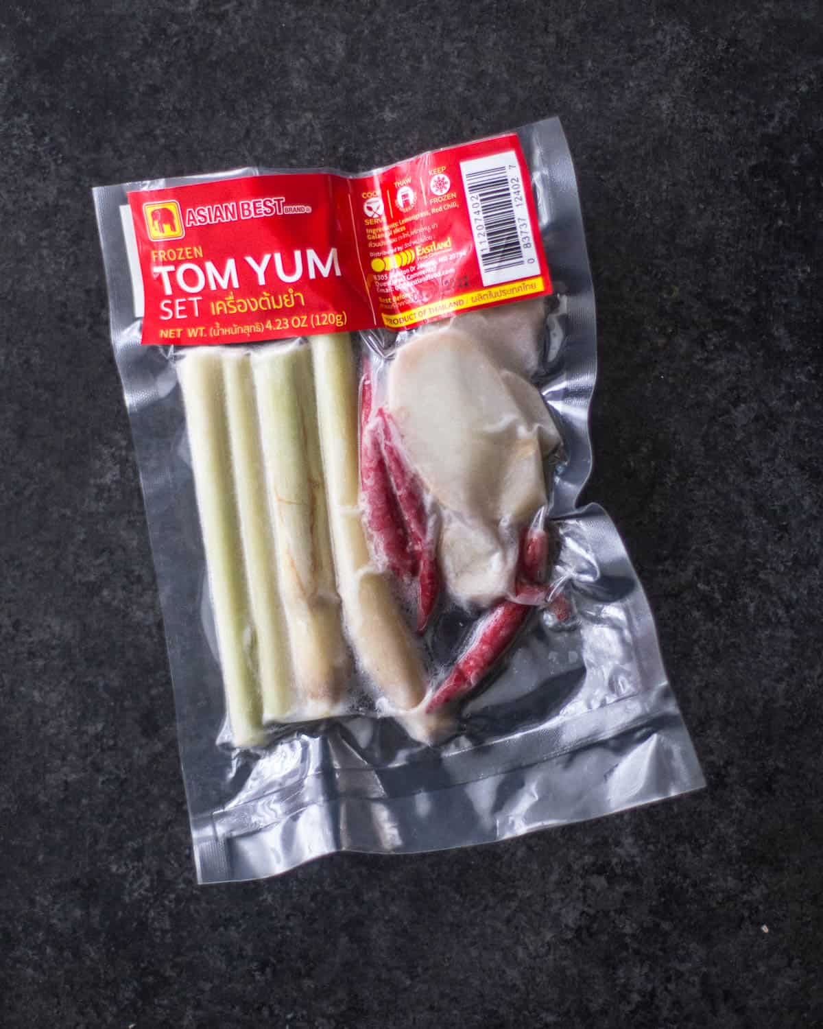 ingredients for Tom Yum Goong