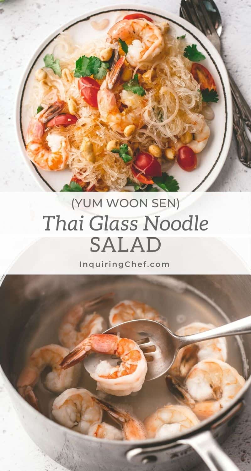 glass noodle salad