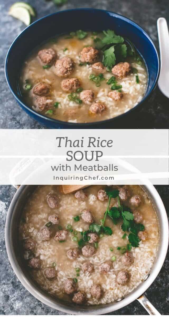 thai rice soup