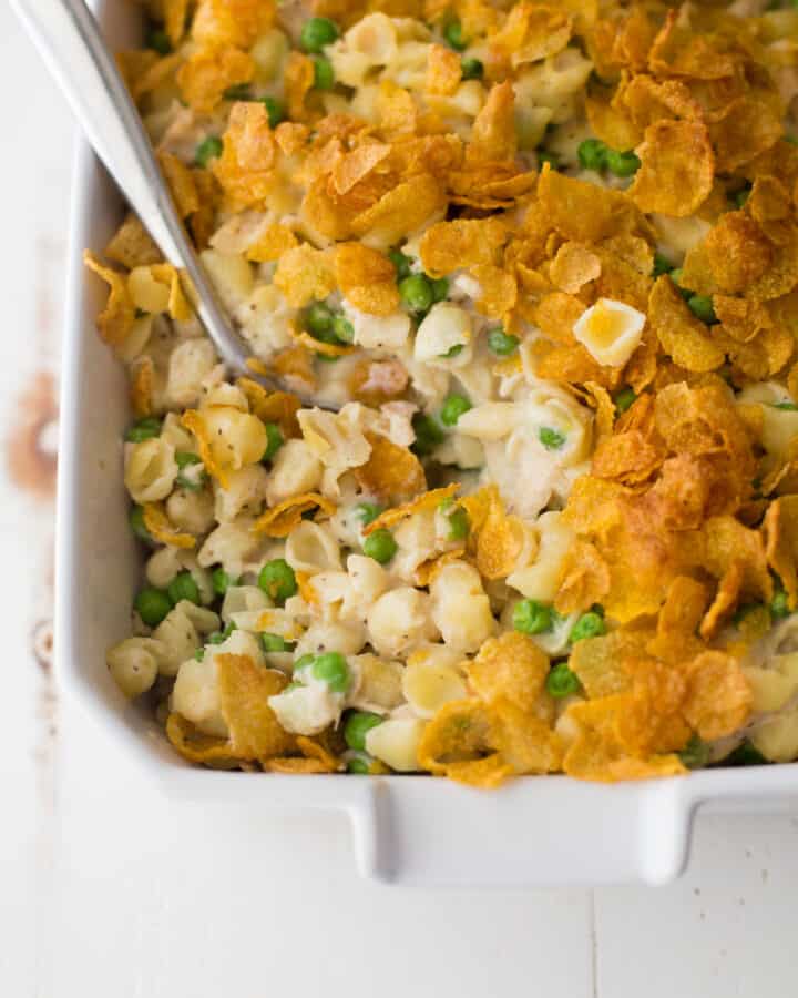 Tuna Noodle Casserole with Crunchy Topping