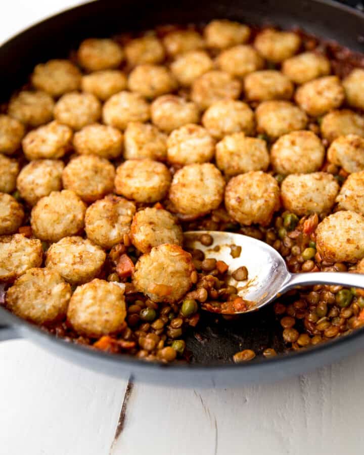 Vegetarian Tater Tot Casserole