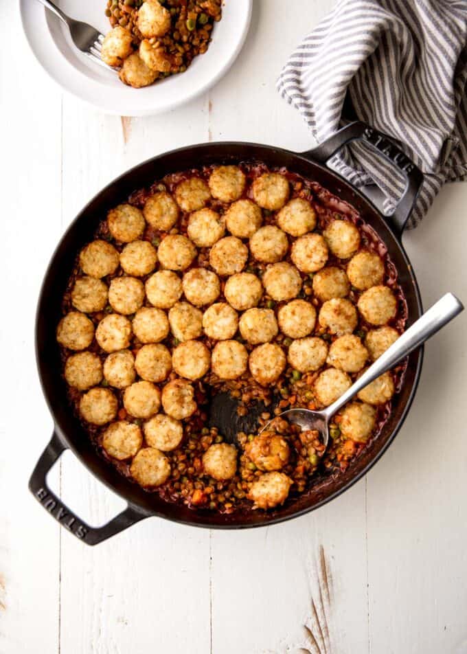 Vegetarian Tater Tot Casserole